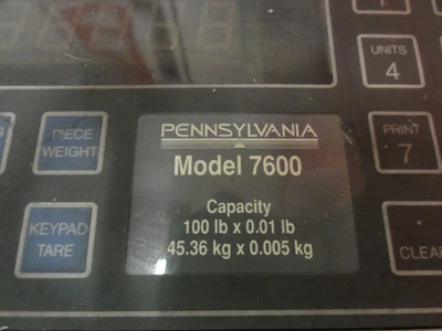 USED PENNSYLVANIA 7600