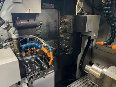 TSUGAMI S206 CNC SWISS LATHE WITH EDGE MAGAZINE BARFEED