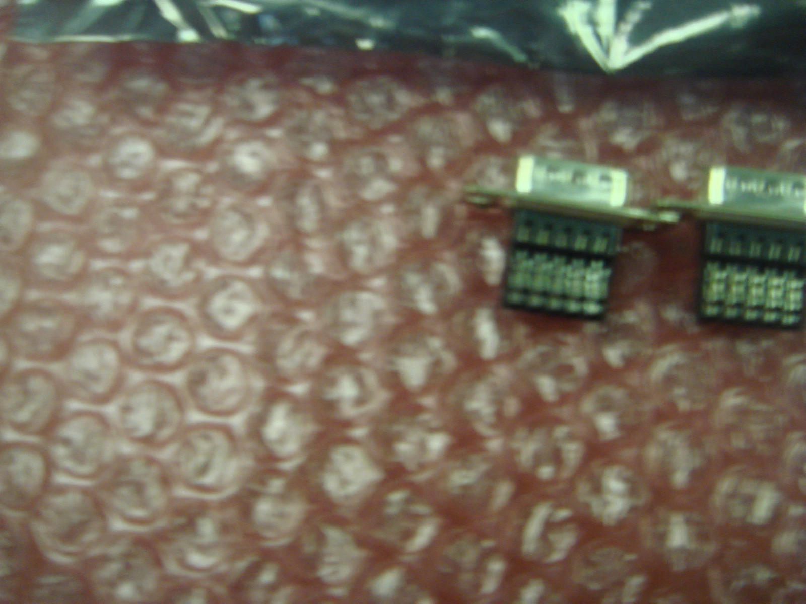 New 9-pin Male Serial Connectors with Gold Pins (Qty 5)