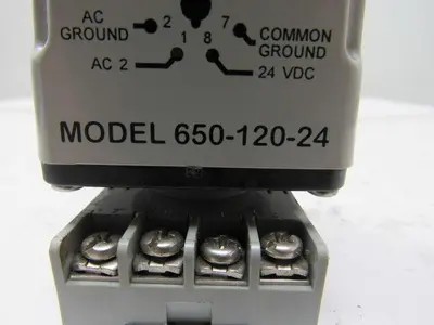 Time Mark Corporation 650-120-24 120V Input 24VDC Output Loop Power Supply 60Hz