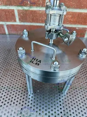 Stainless Steel  142mm High Press Membrane Disc Filter Housing w/ Valve and Hose