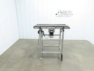 MK North America GUF-P 2000 Belt Conveyor 400x 1100mm 115V Variable Speed 41-46H