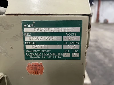 200 CFM Conair Vacuum Blower With Controls