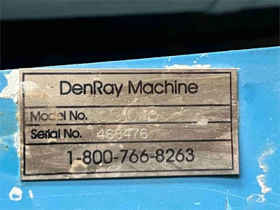 Used DENRAY 9600B Downdraft Tables California US | MachineryMax #1321482