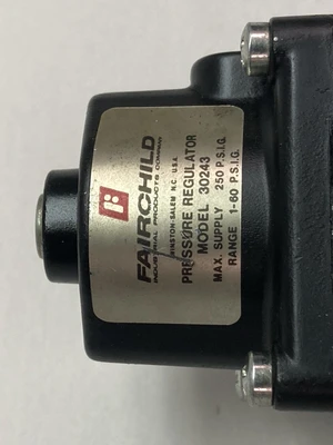 Used FAIRCHILD 30243 Air Pressure Regulators Ohio US | Surplus Asset Holdings #1508134