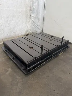 84" X 67" X 10" T-SLOTTED FLOOR PLATES. STOCK # 0903124