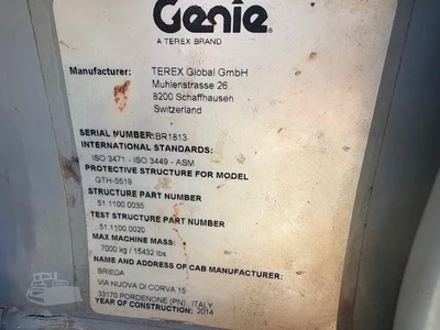 Used 2014 GENIE GTH5519 Misc Forklifts North Carolina US | Southeastern Equipment Corp #1465461