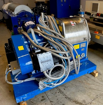 Krettek ProCent P 63 B Pilot horizontal peeler centrifuge, 316L SS.