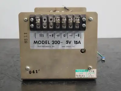 USED ELECTROSTATIC INC 200