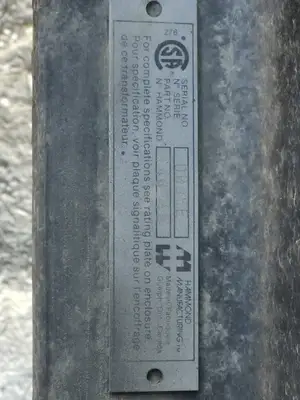 USED HAMMOND MANUFACTURING 146248
