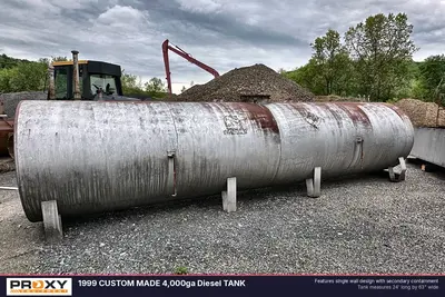 Used 1999 CUSTOM MADE 4,000GA DIESEL TANK Stainless Steel Tanks Pennsylvania US | Proxy Equipment #1385068