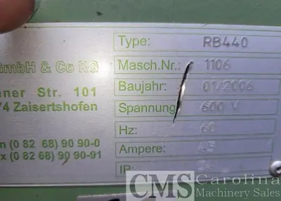 USED RUF RB440 BRIQUETTE PRESS