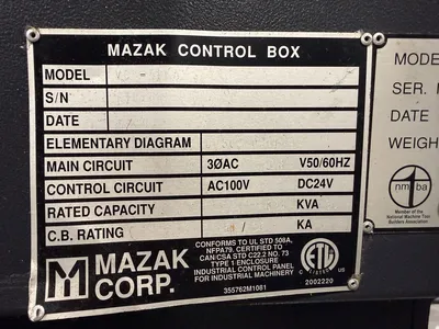 2005 MAZAK VCN 410A Vertical Machining Centers | GMT (15)