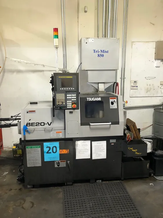 Used 2011 TSUGAMI BE20-V Swiss Type Automatic Screw Machines Arizona US | Tight Tolerance Machinery #912994