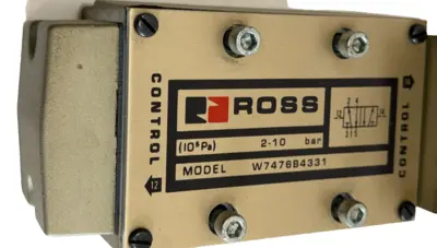 USED ROSS W7476B4331 SOLENOID VALVE 110/120 50/60