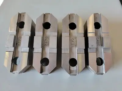 Lathe Chuck Hard Top Jaws 4-1/4" x 2" x 1-1/2" (Set of 4)
