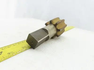 Hanson Whitney 2-18TR 2"-18 8 Flute Plug Tap 59/64" Square Shank