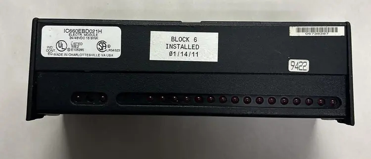 Used GE FANUC IC660EBD021H Misc Electrical & Power Parts Ohio US | Surplus Asset Holdings #1238314