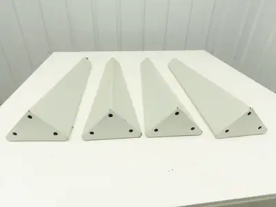Omga Machine Base Table Legs 26-1/2" Long White Radial Arm Saw Set of 4