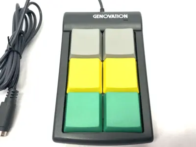 Used Genovation Version 5.21 Programmable Keypad 6-Key Gray, Yellow, Green Keyboards Michigan US | Maverick Industrial Sales #1392463