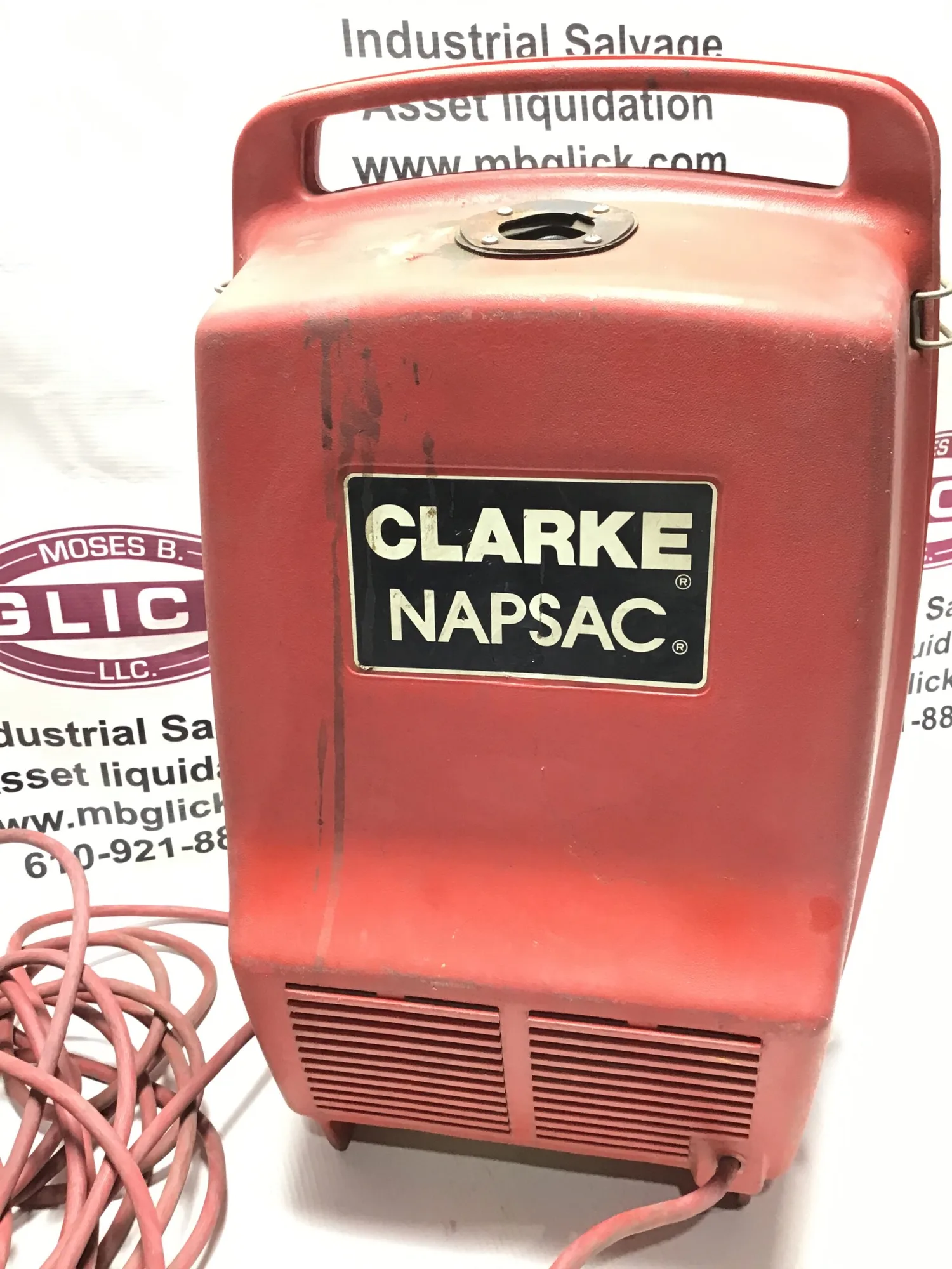 Clarke Napsac 424 Electronic Vacuum 120V 5.8A 60Hz