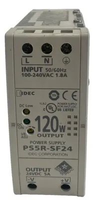USED IDEC PS5R-SF24 SWITCHING POWER SUPPLY PS5RSF24