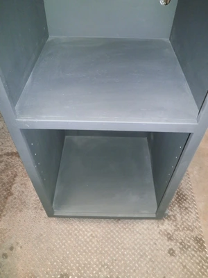 Custom Black Design storage Design Furniture. Re-purpose 23"X24"X64" 3 shelf