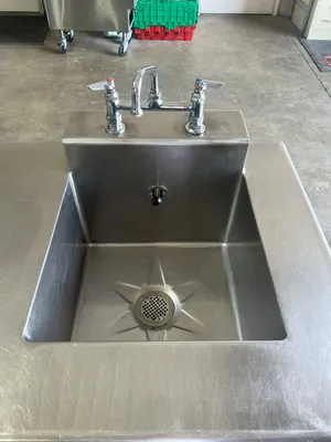 Used Falcon Restaurant Supply Used 96" Stainless Steel Single compartment Sink with Drawer and Faucet Sinks Illinois US | Falcon Restaurant Supply #1375645