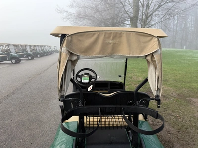 (1) 2017 E-Z-Go golf cart with a Kawasaki gas engine, model 625111G01, includes canopy, ball cover, ...