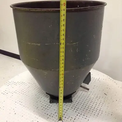 USED METAL FABRICATOR HOPPER