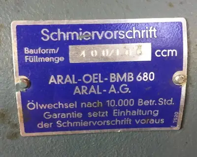 USED Adam Baumuller G.M.B.H ABM Motor SB 0/3 G 112/80/30 DB 11/4