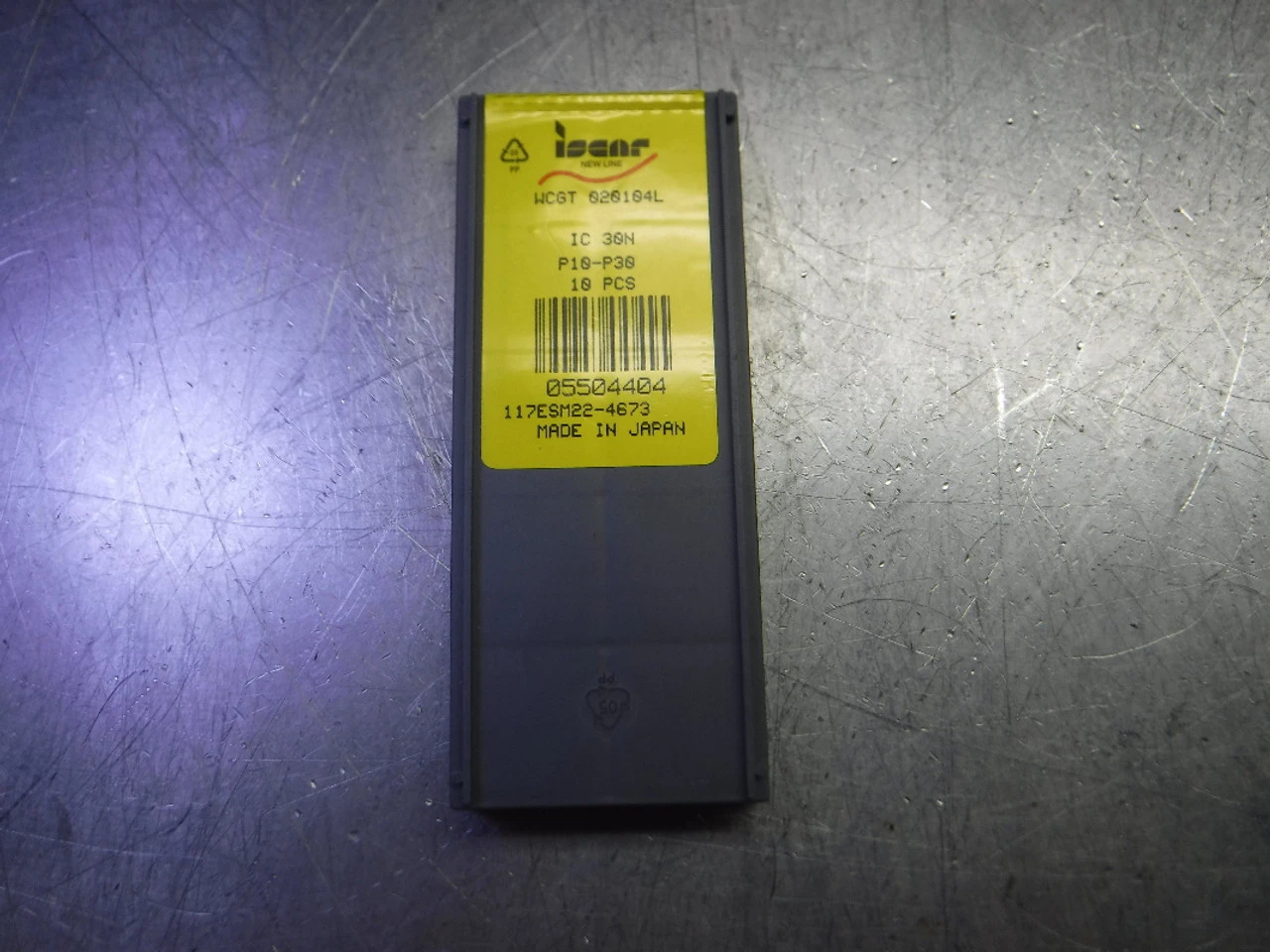 Iscar Plus Cermet Threading Inserts QTY10 WCGT 020104L IC30N (LOC553B)