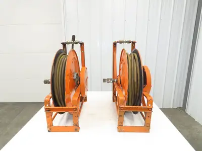 Hannay Reels 716-23-24C VR Retractable Industrial Air Hose Reel 1/2" Lot Of 2