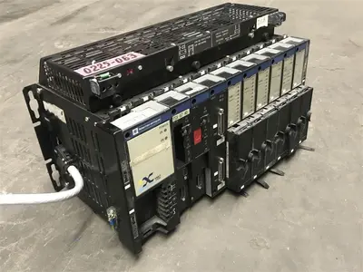 USED TELEMECANIQUE TSXRKN82FD SCHNEIDER RACK TSX 67 40 + CARDS