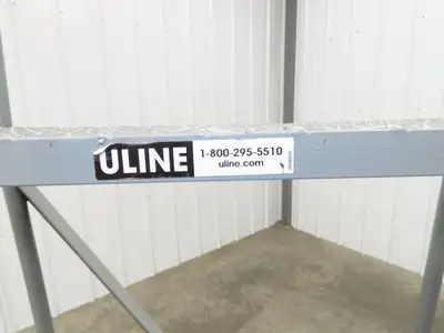 Cotterman Metal Rolling Ladder 5-Step 50"H Platform 24x7"Tread 80"H 30"W 450Lb
