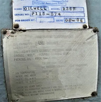 USED OILWELL 336-P