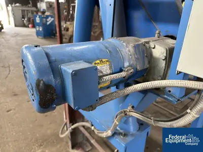 USED Patterson-Kelley 2 Cu Ft P-K Crossflow Twin Shell Blender, S/S, 1.5 HP