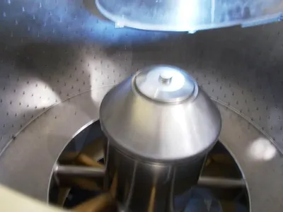 Ferrum DSZ-UR 1250/630 perforate basket centrifuge, 316SS.