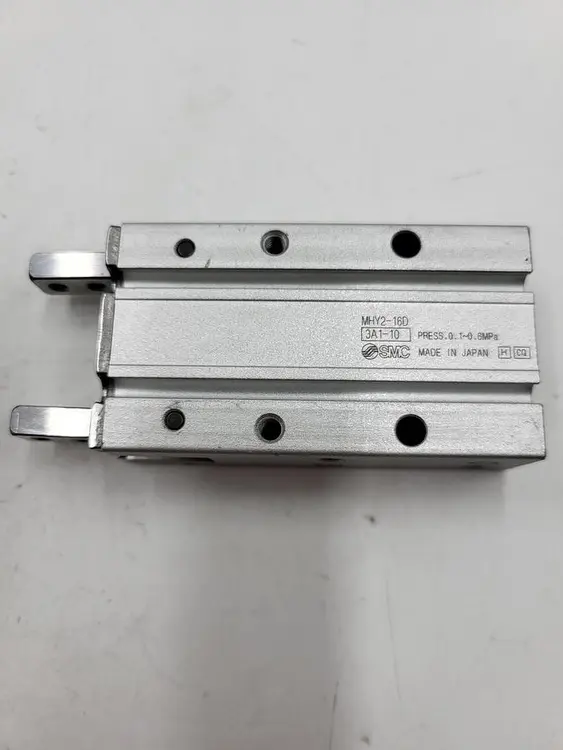 Used SMC SMC MHY2-160 ANGULAR AIR GRIPPER: 15 PSI TO 87 PSI, 87 PSI MAX OP PRESSURE, 15 PSI MIN OP PRESSURE Robot Parts | ND Industrial Surplus #1215839