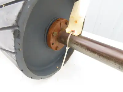 12" Dia x 26"W Conveyor Drive Pulley 1-15/16" Shaft Lagged Roller