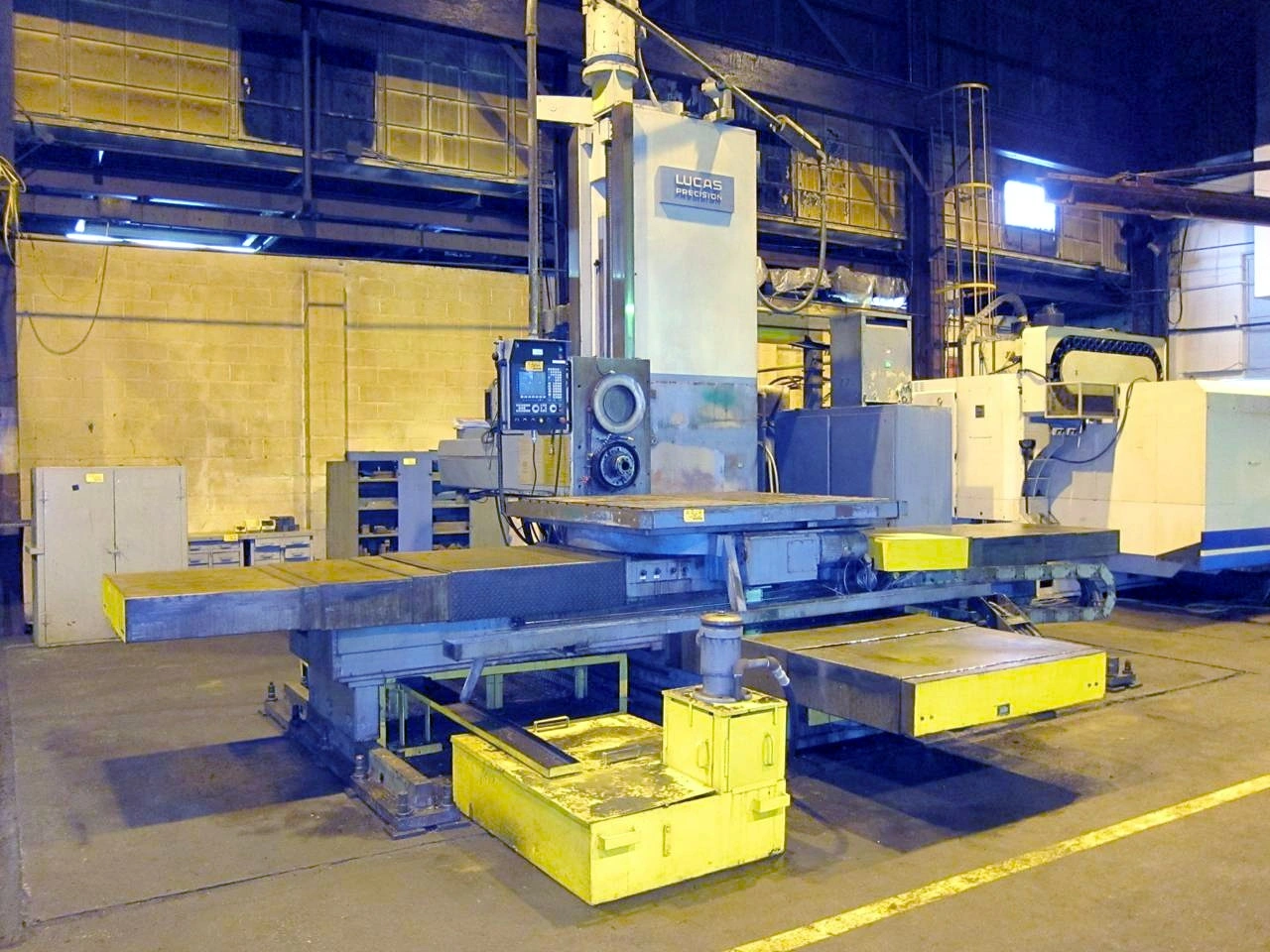 Used LUCAS 40T Horizontal Table Type Boring Mills Pennsylvania US | Hadanich Machine #1439213