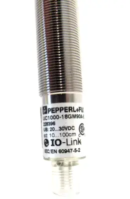 NEW PEPPERL+FUCHS UC1000-18GM90A-E2-IO-V1 ULTRASONIC SENSOR UC100018GM90AE2IOV1
