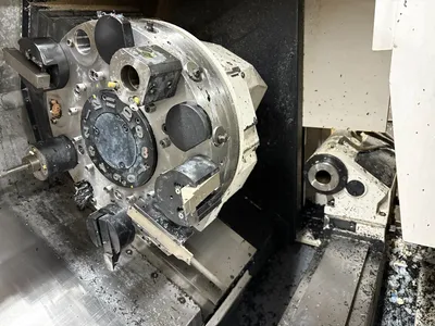 2011 OKUMA GENOS L300-M CNC Turning Centers, Horizontal CNC Turning / Live Milling | Machinery Management (6)