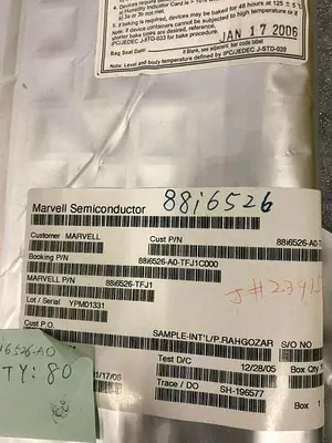 MARVELL SEMICONDUCTOR 88I6526-TFJ1 QTY 88
