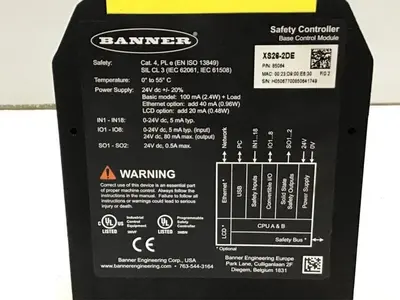 USED BANNER ENGINEERING XS26-2DE