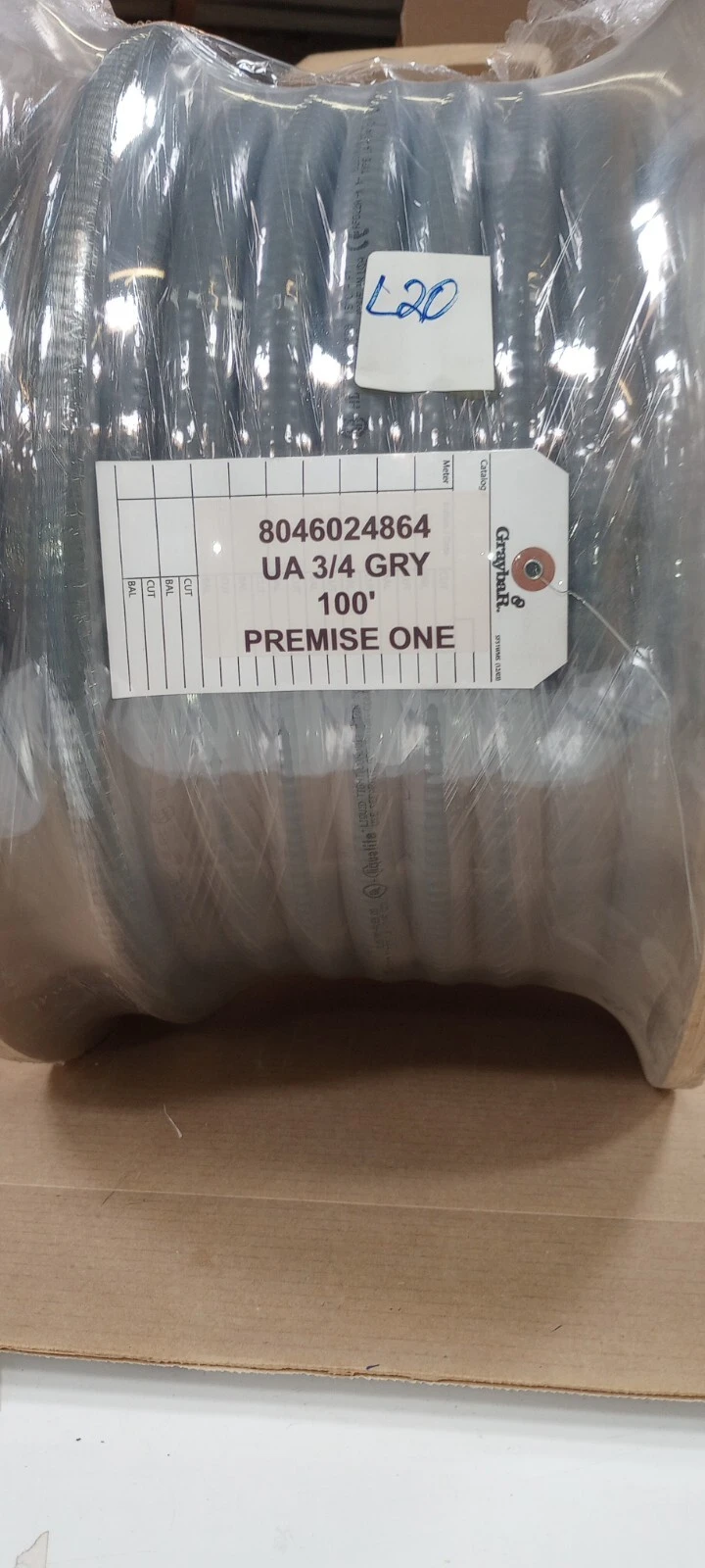 NEW GRAYBAR UA-GRY-3/4-100FT
