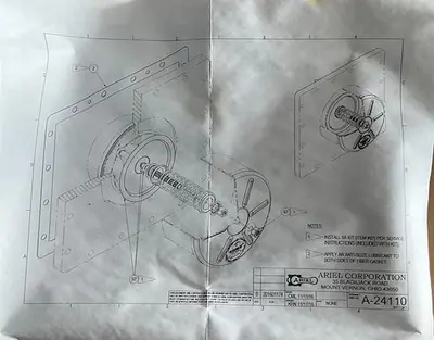 Ariel Bicera Valve Rebuild Kit B-8218-K