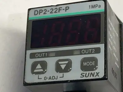 USED SUNX DIGITAL PRESSURE SENSOR 12-24VDC