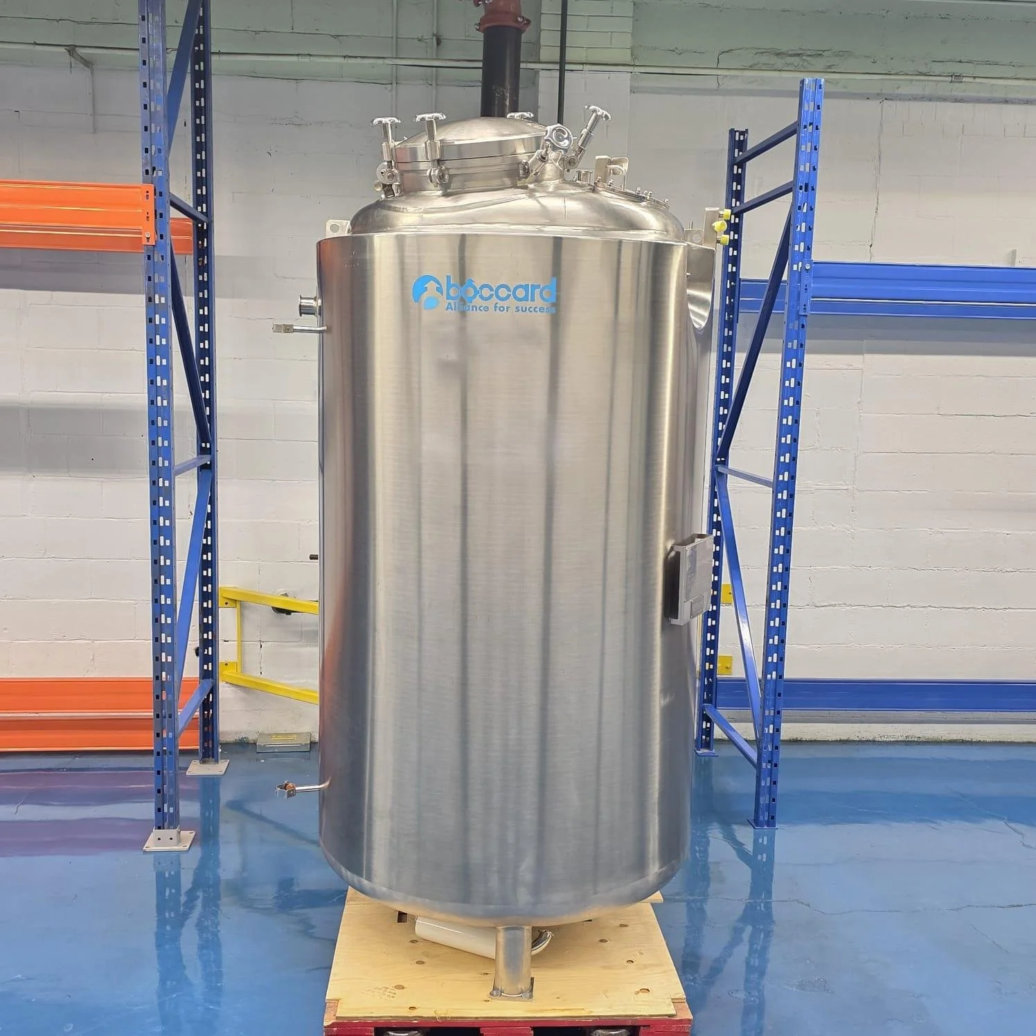 BOCCARD High-Precision Stainless Steel Process Vessel (or Reactor) 1000LIT # 7621