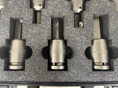 (7) 19 - 36 mm HYTORC 1" ALLEN SOCKETS, FOR HYDRAULIC TORQUE WRENCH: YOBRO #24180